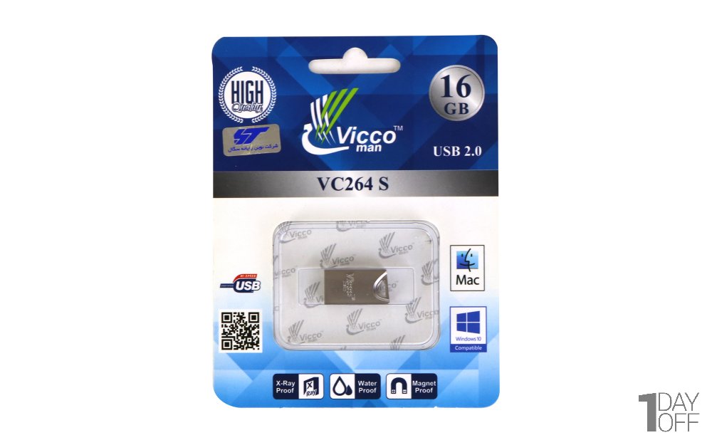 فلش مموری 16 گیگابایت ویکومن (Vicco Man) مدل VC264S