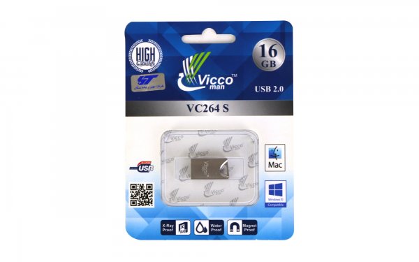 فلش مموری 16 گیگابایت ویکومن (Vicco Man) مدل VC264S