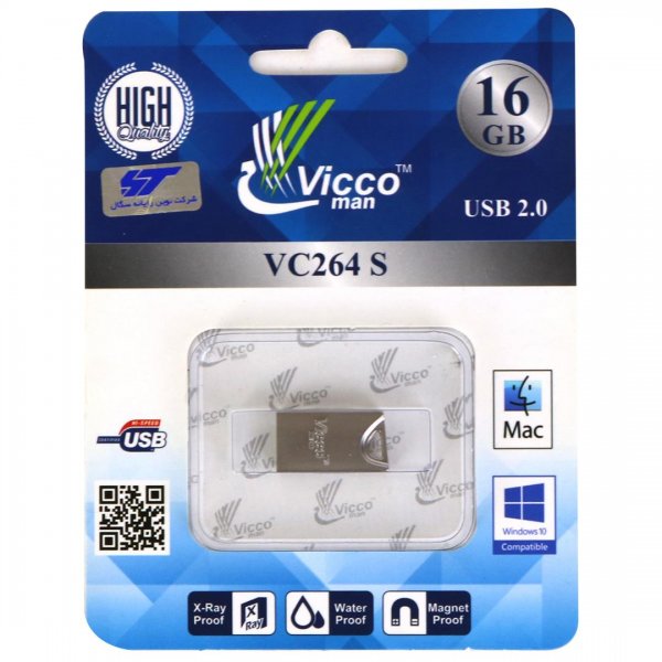 فلش مموری 16 گیگابایت ویکومن (Vicco Man) مدل VC264S