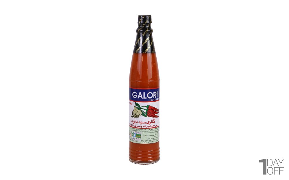 سس فلفل قرمز تند و سیر سید داود (Galori) مقدار 88 میلی‌لیتر