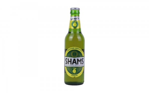 نوشیدنی مالت بدون الکل لیمویی شمس مقدار 320 میلی‌لیتر