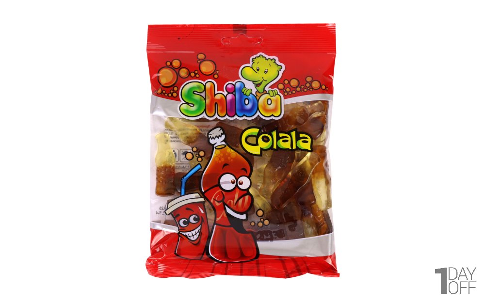پاستیل میوهای شیبا مدل Colala مقدار 180 گرم -