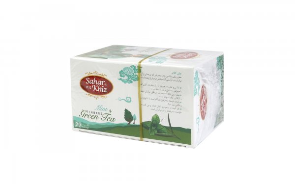  چای سبز کیسه ای و نعنا سحرخیز بسته 20 عددی