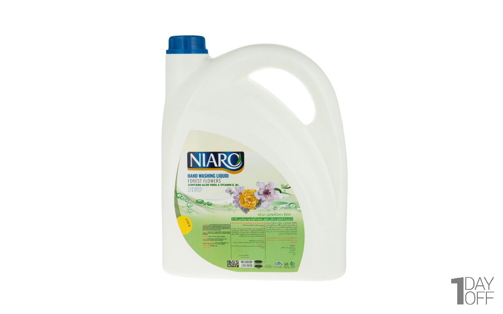  مایع دستشویی با رایحه گل‌های جنگلی نیارو مقدار 3750 گرم