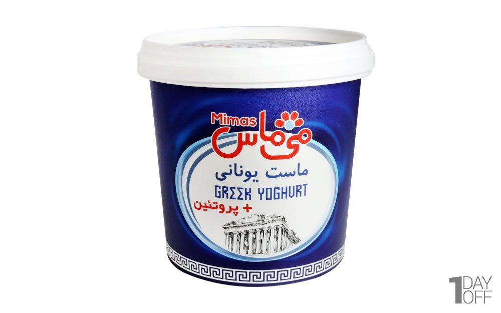 ماست یونانی پرچرب می‌ماس مقدار 1.5 کیلوگرم