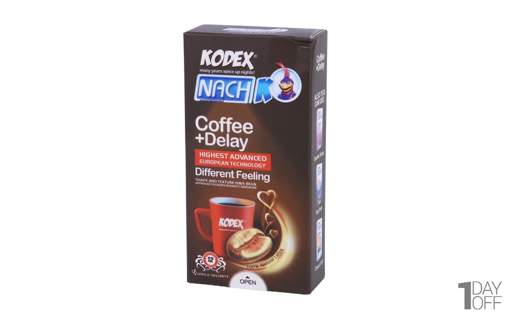 کاندوم ناچ کدکس (NachKodex) مدل Coffee + Delay