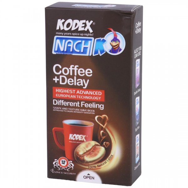 کاندوم ناچ کدکس (NachKodex) مدل Coffee + Delay