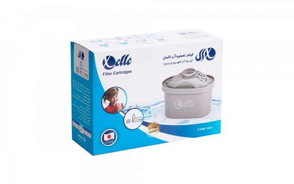 فیلتر استریل پارچ تصفیه آب مناسب برای آب شهری ایران اکسل (Xelle) مدل 25 بسته 2 عددی 