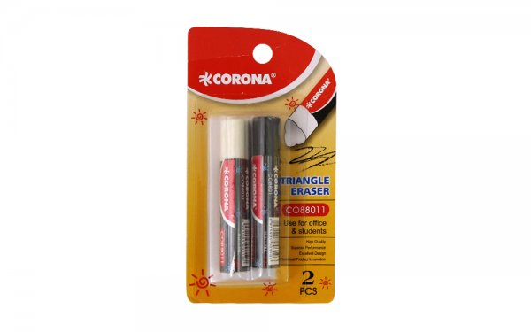 پاک‌کن دوقلو کرنا (Corona) رنگ مشکی و سفید
