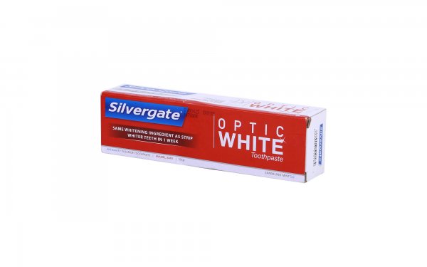خمیردندان سیلورگیت (Silvergate) مدل OPTIC WHITE مقدار 120 گرم 