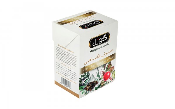 دمنوش گیاهی میوه گل رز، بادرنجبویه، زنجبیل و فلفل گوزل بسته 20 عددی