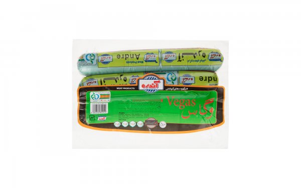هات داگ وگاس (سوسیس‌گیاهی) آندره مقدار 300 گرم 
