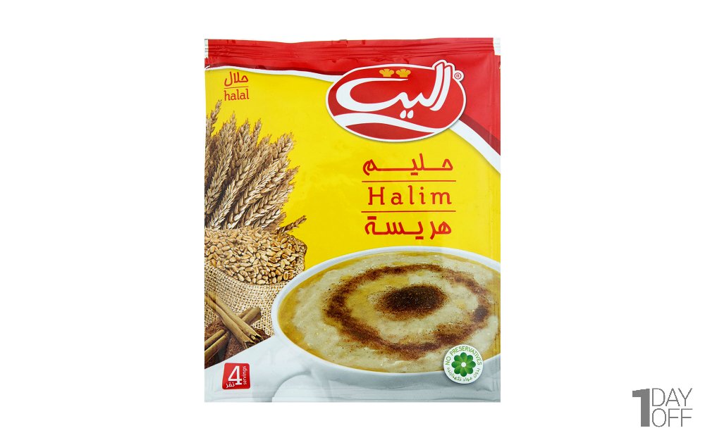 پودر نیمه آماده حلیم الیت مقدار 75 گرم