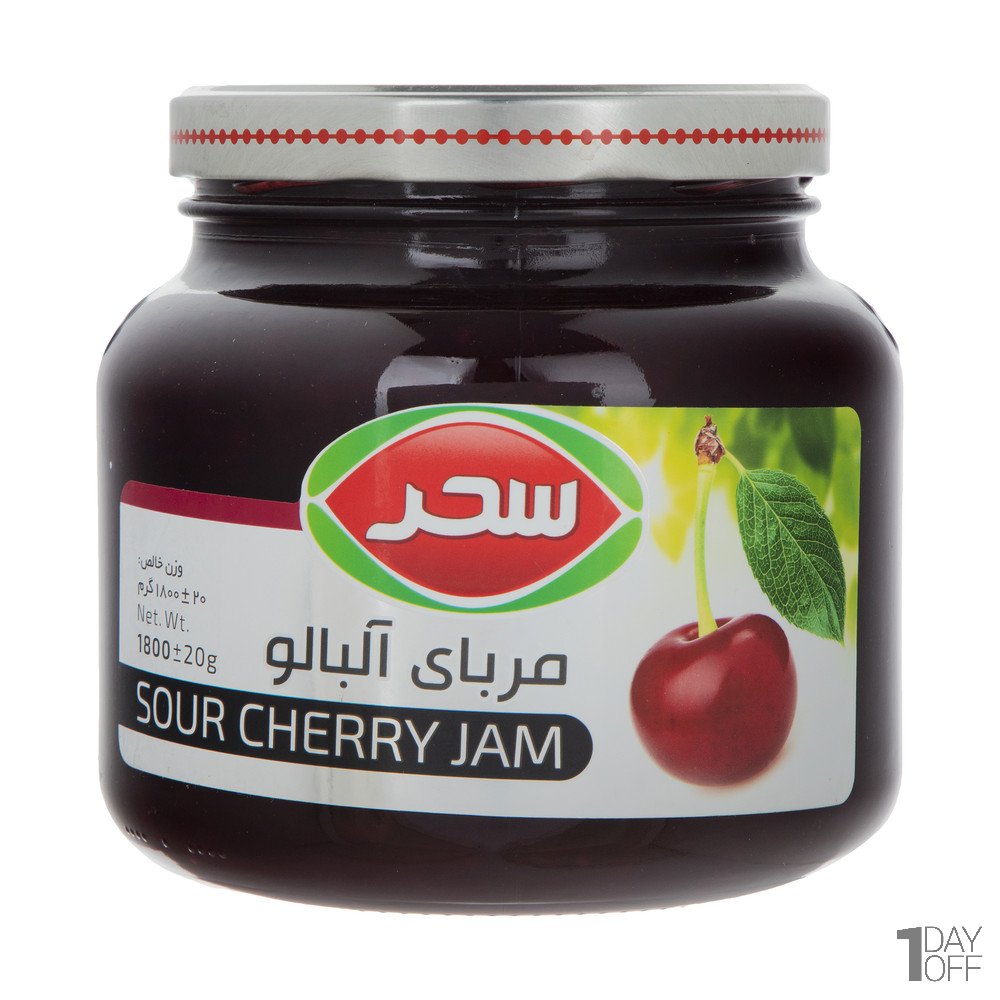 مربا آلبالو سحر مقدار 1.8 کیلوگرم 