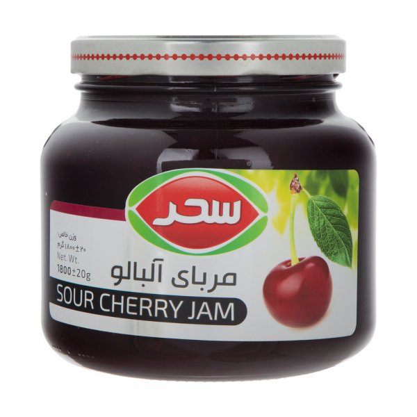 مربا آلبالو سحر مقدار 1.8 کیلوگرم 