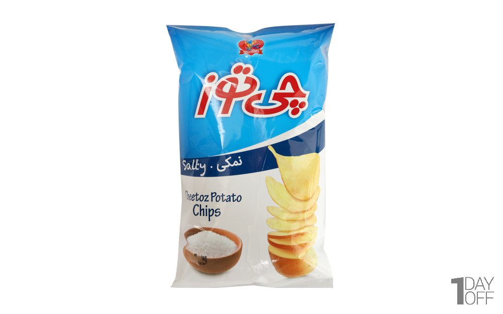 چیپس نمکی چی‌توز مقدار 60 گرم