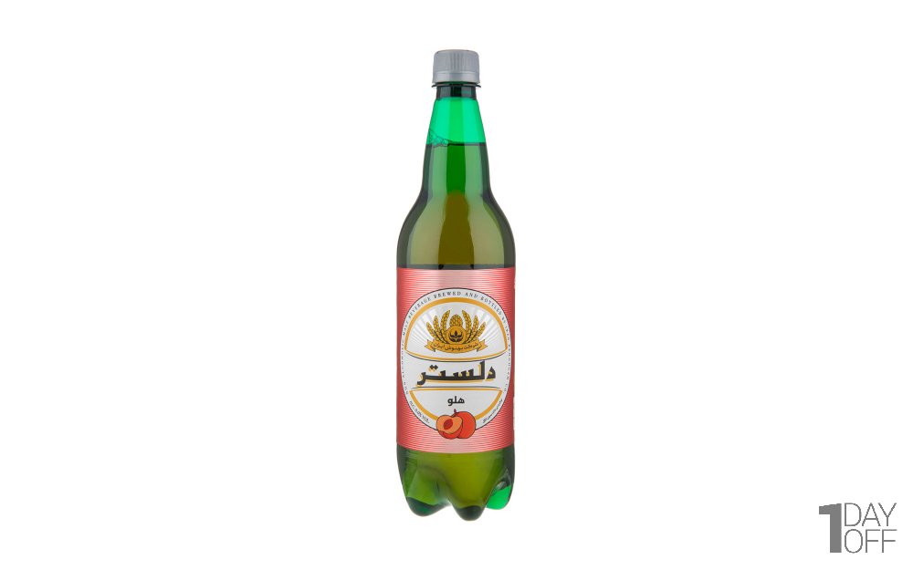 نوشیدنی مالت بدون الکل هلو دلستر مقدار 1 لیتر