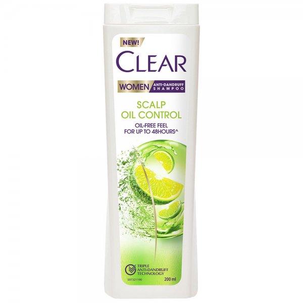 شامپو ضدشوره بانوان کلییر (Clear) مدل Scalp oil control مقدار 200 میلی‌لیتر