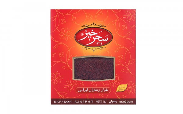 زعفران سرگل کادویی سحرخیز مقدار 5 مثقال (23.04 گرم)