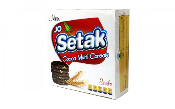 بیسکویت سبوس‌دار چندغله کاکائویی ستاک مقدار 760 گرم