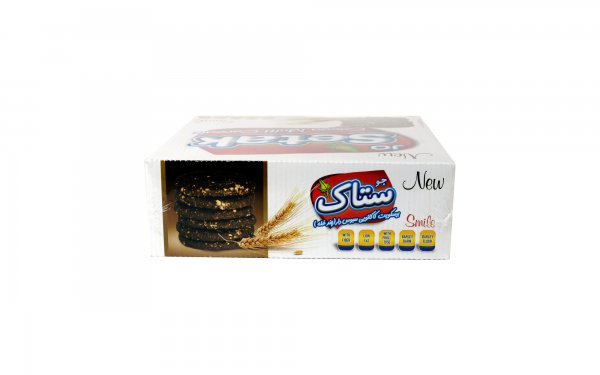 بیسکویت سبوس‌دار چندغله کاکائویی ستاک مقدار 760 گرم