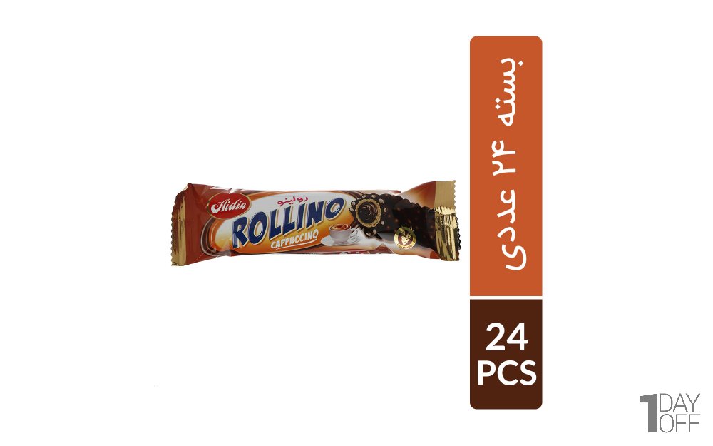 شکلات رولینو کاپوچینو آیدین بسته 24 عددی