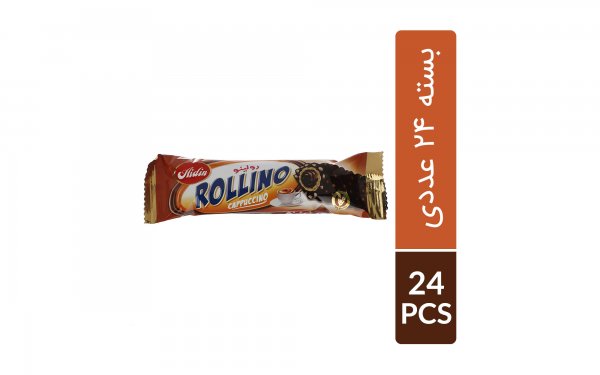 شکلات رولینو کاپوچینو آیدین بسته 24 عددی