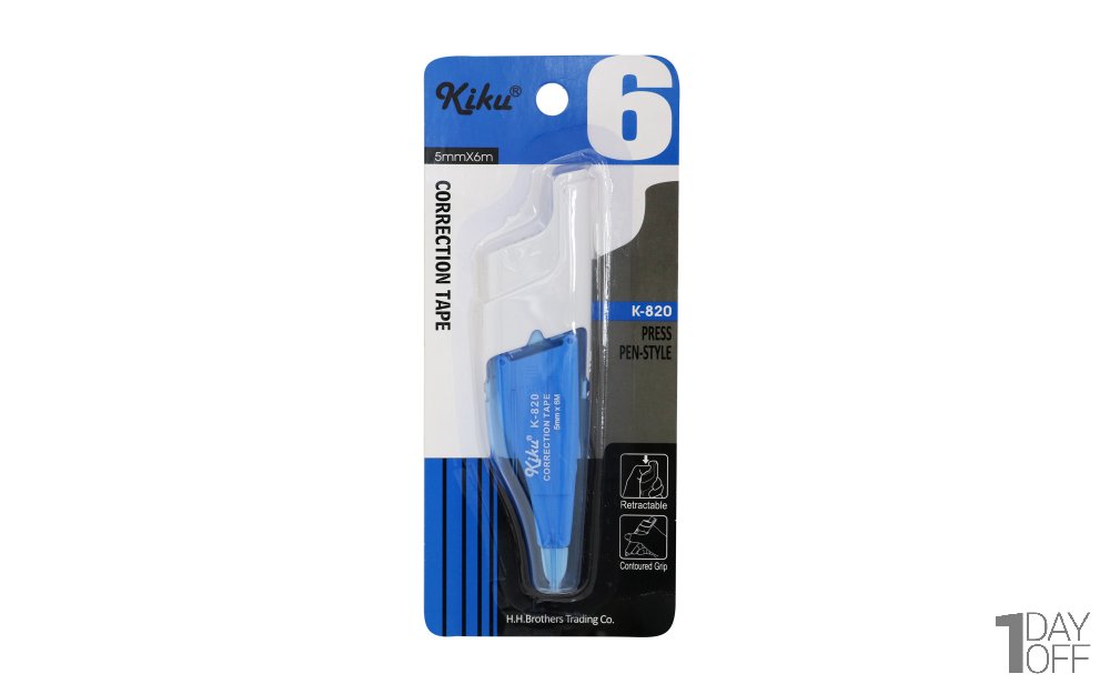 غلط‌گیر نواری کیکو (Kiku) مدل K-820 رنگ آبی