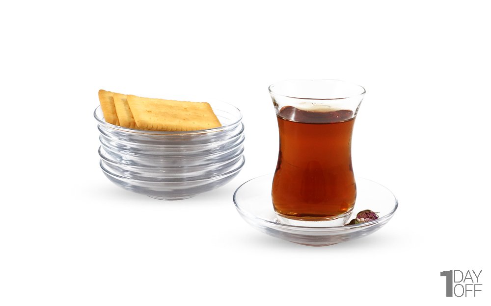  استکان و نعلبکی 12 پارچه گلجام کاوه