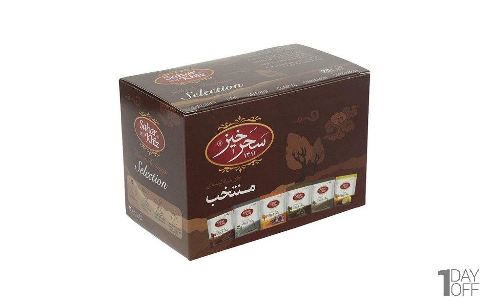 چای کیسه‌ای منتخب سحرخیز بسته 20 عددی