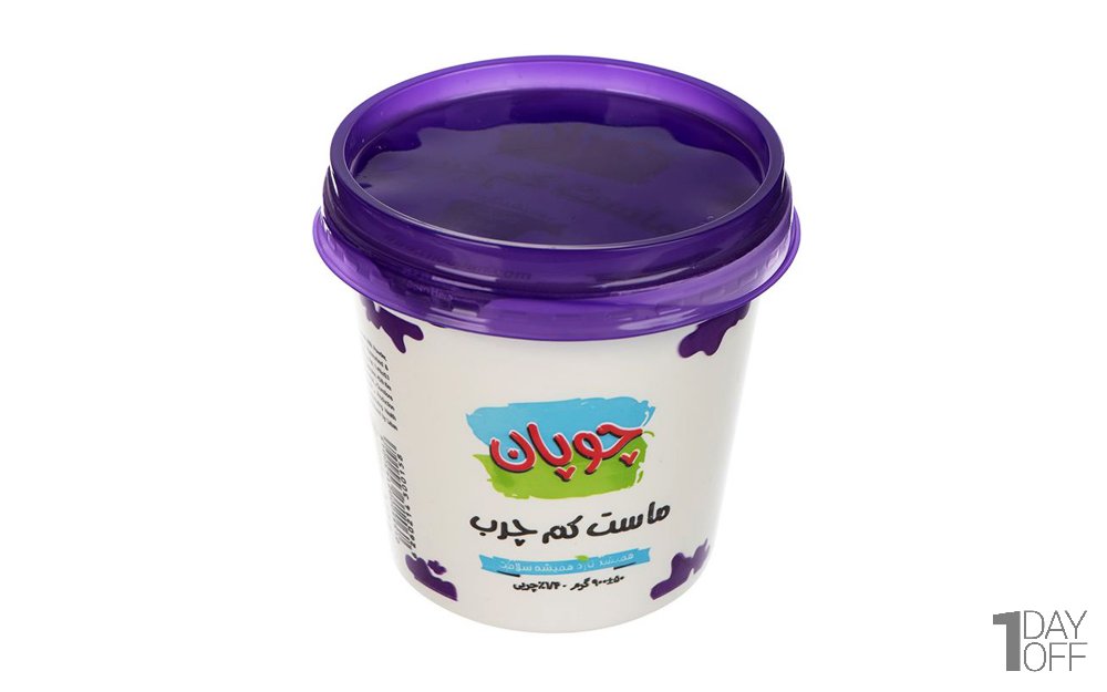 ماست کم‌چرب چوپان مقدار 900 گرم