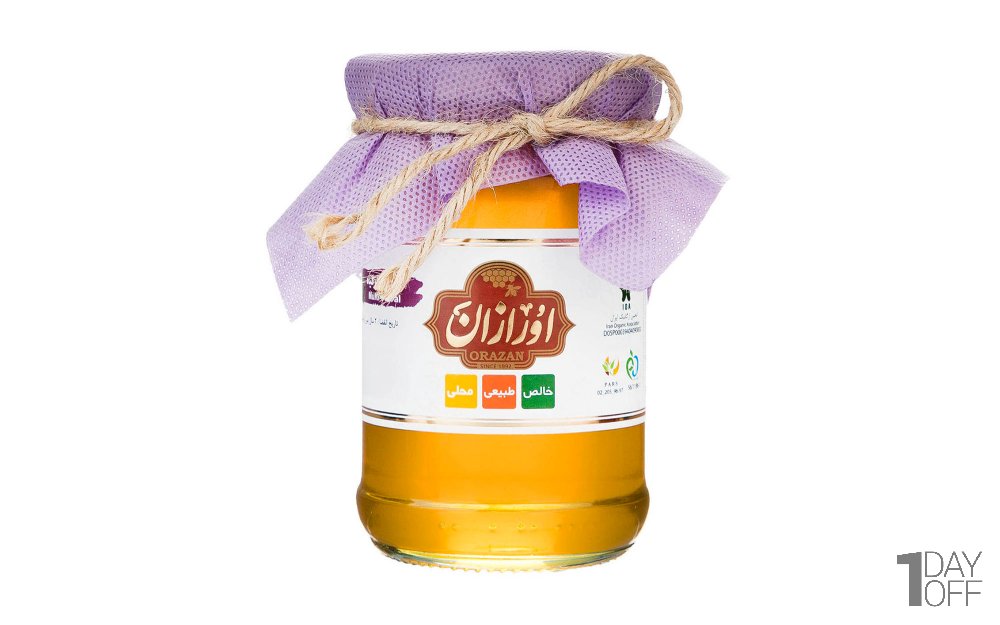 عسل چهل گیاه ارگانیک اورازان مقدار 360 گرم