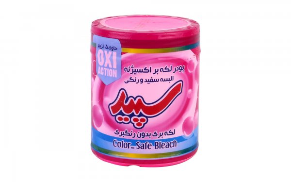 پودر لکه بر البسه سفید و رنگی سپید مقدار 500 گرم