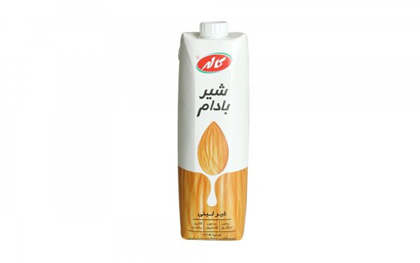 شیر غیر لبنی وگان بادام بدون شکر آژیل کاله مقدار 1 لیتر