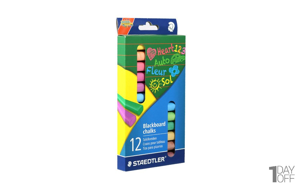 گچ رنگی 12 رنگ استدلر (Staedtler) مدل 2360