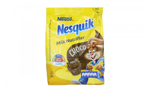 پودر مخلوط کاکائو کم‌چرب شیرین نسکوئیک نستله (Nestle) مقدار 360 گرم