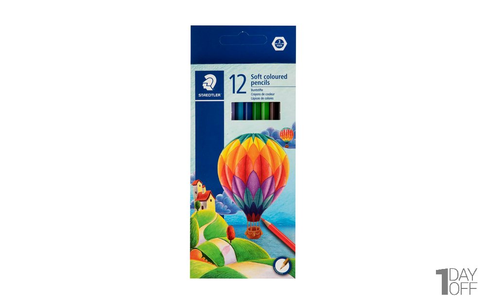 مدادرنگی 12 رنگ استدلر (Staedtler) اصلی