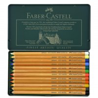 پاستل مدادی 12 رنگ فابر کاستل (Faber Castell) سری Finest Artists Quality مدل Pitt 