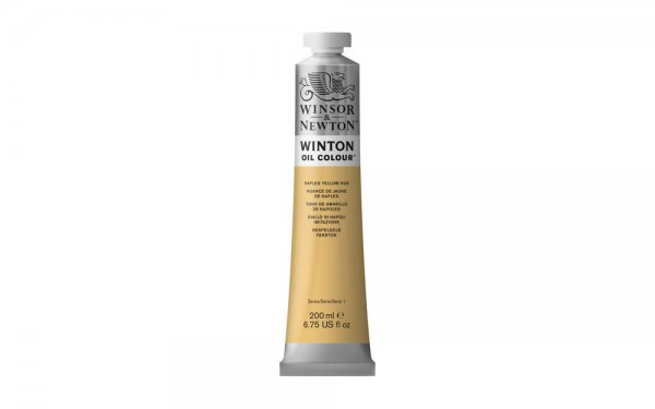 رنگ روغن وینزور (Winsor) سری Winton مقدار 200 میلی‌لیتر رنگ NAPLES YELLOW HUE