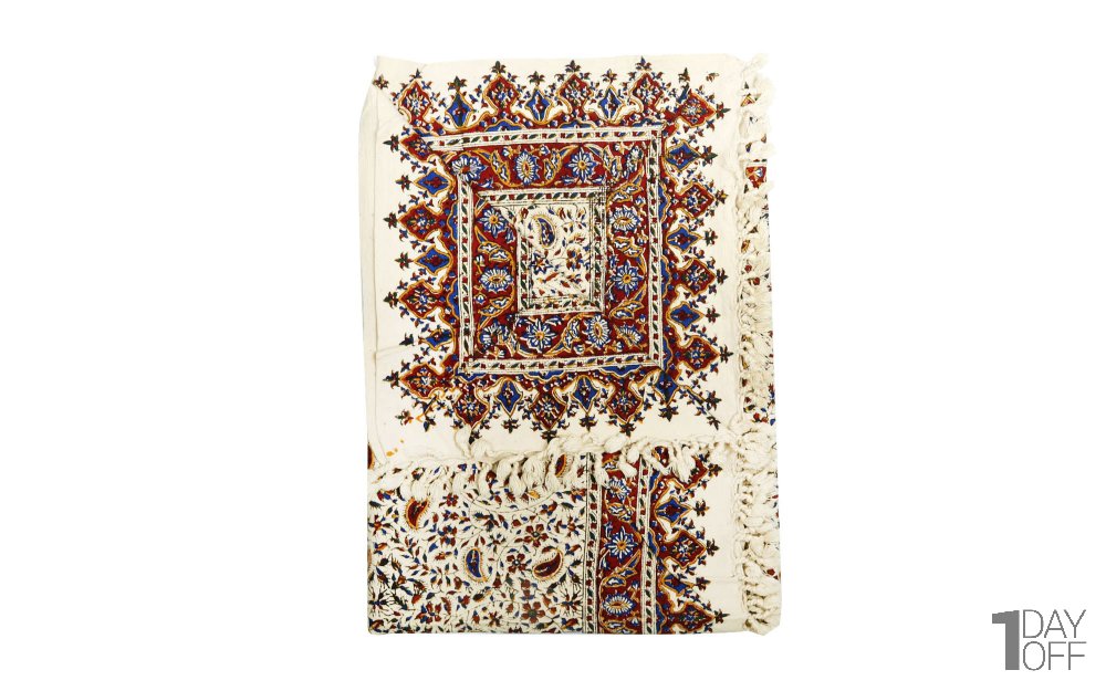 سفره قلمکار سنتی کد 012 سایز 150x100 سانتی‌متر