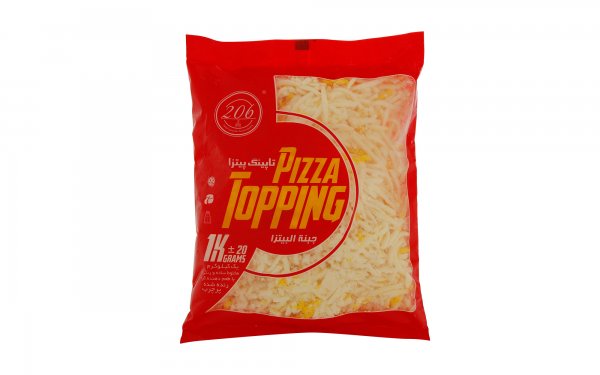 پنیر تاپینگ پیتزا مخلوط رنده شده 206 مقدار 1 کیلوگرم