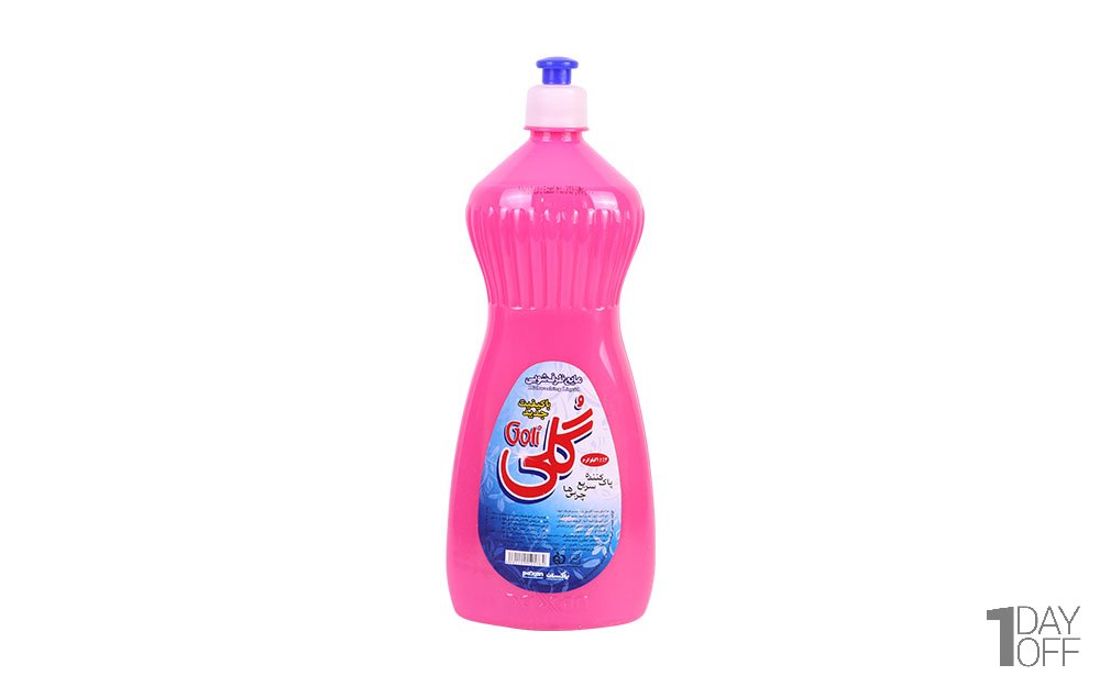  مایع ظرفشویی صورتی گلی مقدار 1 کیلوگرم