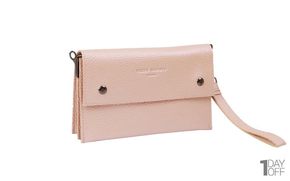 کیف گلبهی طرح ROSE MERRY PARIC