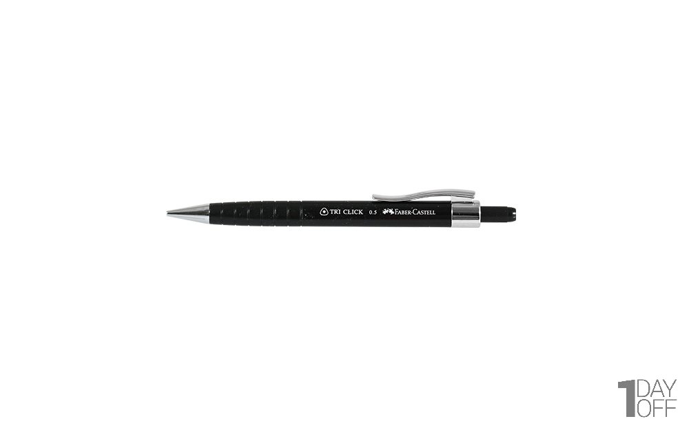  مداد نوکی 0.5 میلی‌متری فابر کاستل (Faber Castell) مدل Tri Click رنگ مشکی