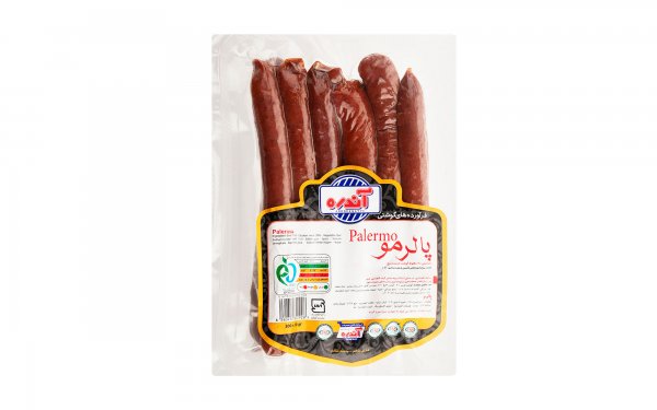 پالرمو سوسیس 90 درصد مخلوط گوشت‌قرمز و مرغ آندره مقدار 300 گرم  