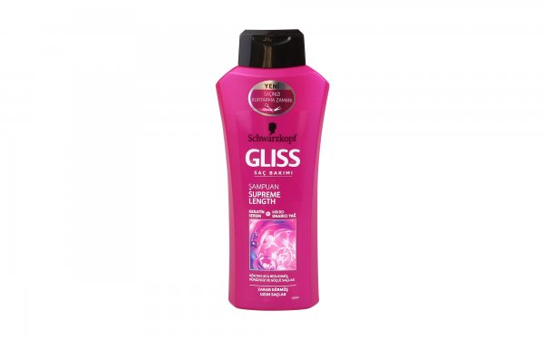 شامپو تقویت‌کننده مو گلیس (Gliss) مدل Superme Length مقدار 550 میلی‌لیتر