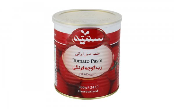 رب گوجه‌فرنگی سمیه مقدار 800 گرم