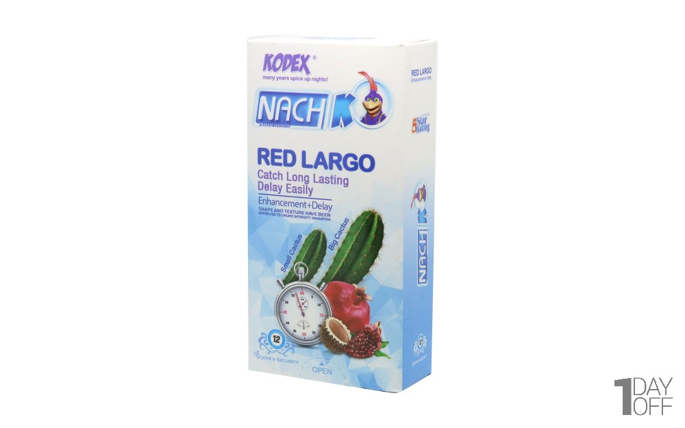 کاندوم ناچ کدکس (NachKodex) مدل Red Largo