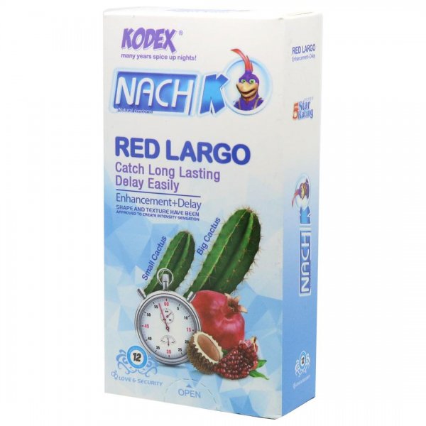 کاندوم ناچ کدکس (NachKodex) مدل Red Largo
