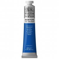 رنگ روغن وینزور (Winsor) سری Winton مقدار 200 میلی‌لیتر رنگ COBALT BLUE HU